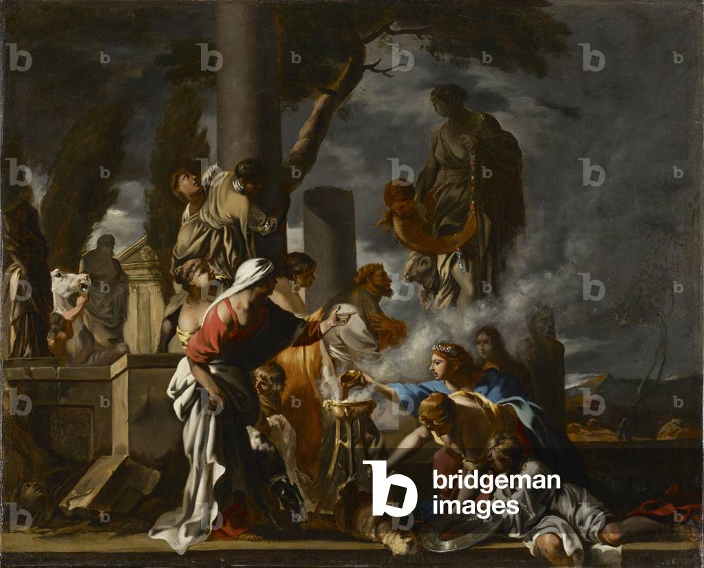 Re Salomone Sacrificio agli idoli, c. 1640 (olio su tela)