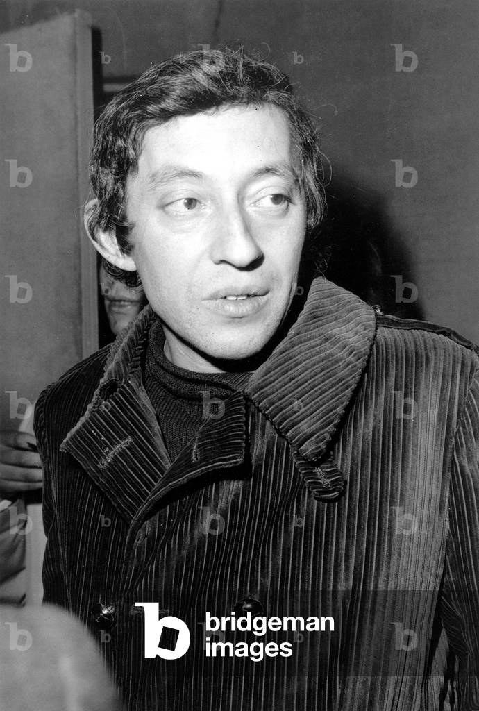 Immagine di Fotografia "Serge Gainsbourg il 13 marzo 1968 alla prima del film Le Pacha a Parigi (foto)" 1968, 