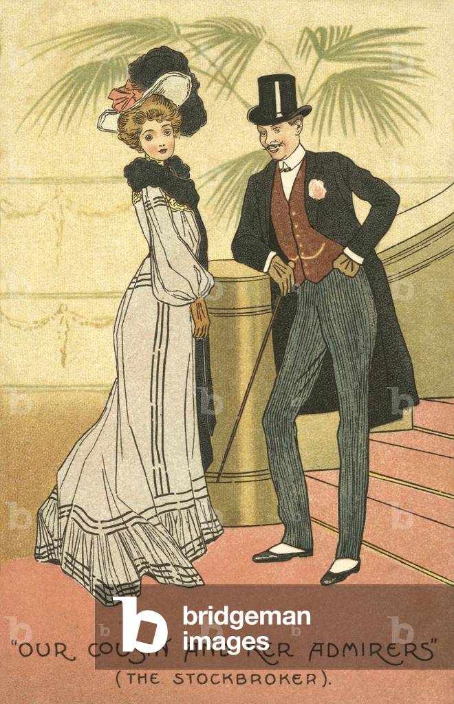 Couple à la mode (coloris litho) par English School