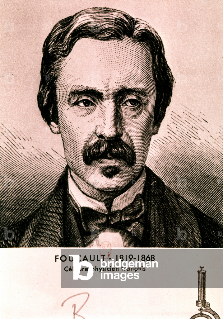 Image of Engraving depicting FOUCAULT Jean Bernard Leon: Portrait (etching) by Unknown Artist