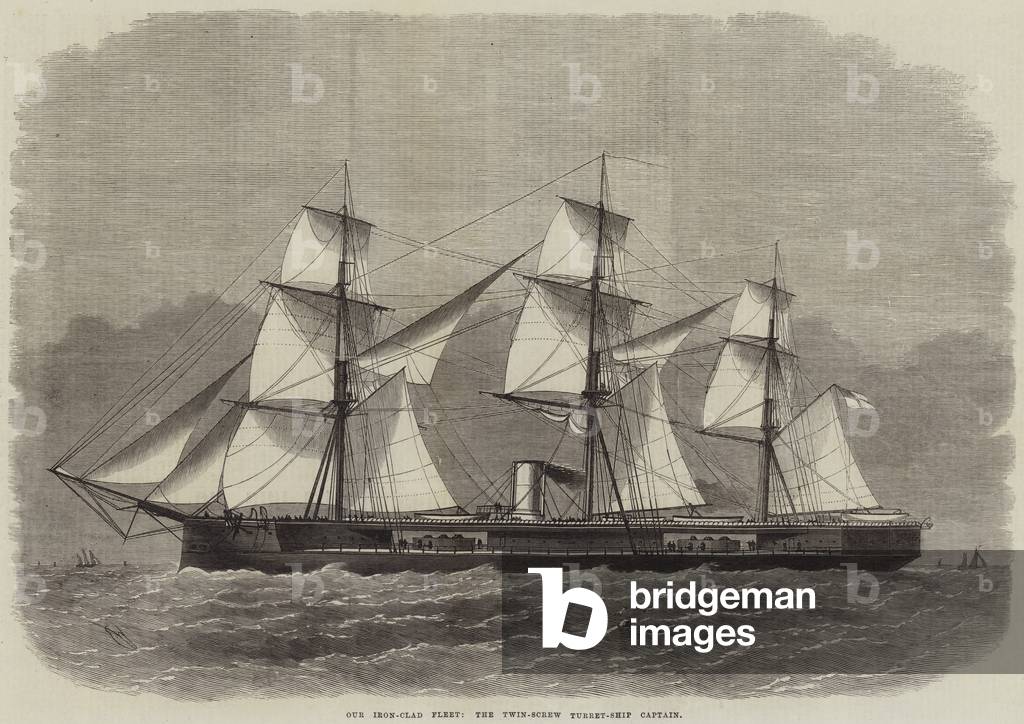 Notre flotte de fer-clad par Edwin Weedon, b/w