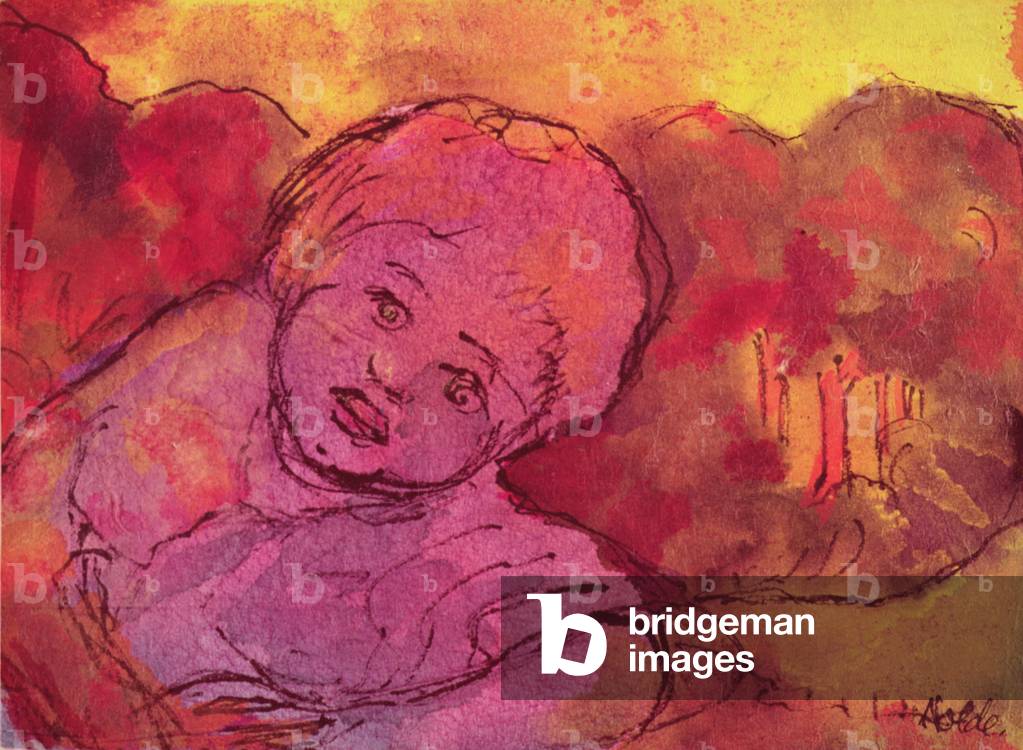 Immagine di Dipinto "Senza titolo (w/c)" di Emil Nolde