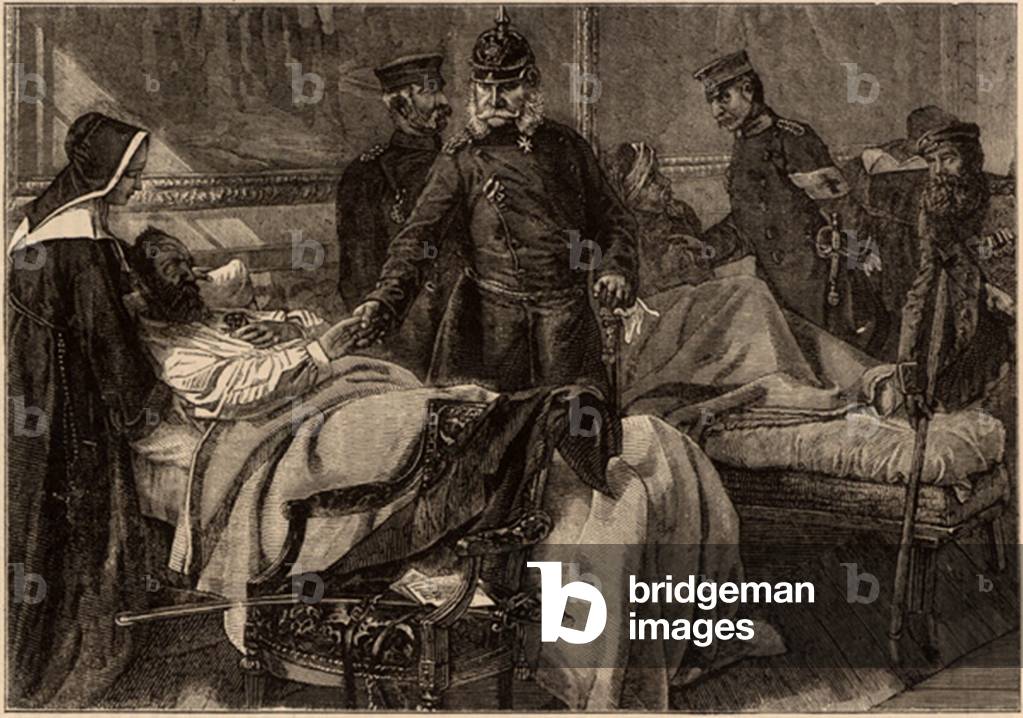 Immagine di Incisione "Guerra franco-prussiana 1870-1871: Guglielmo I (1797-1788)" 1870, b/w