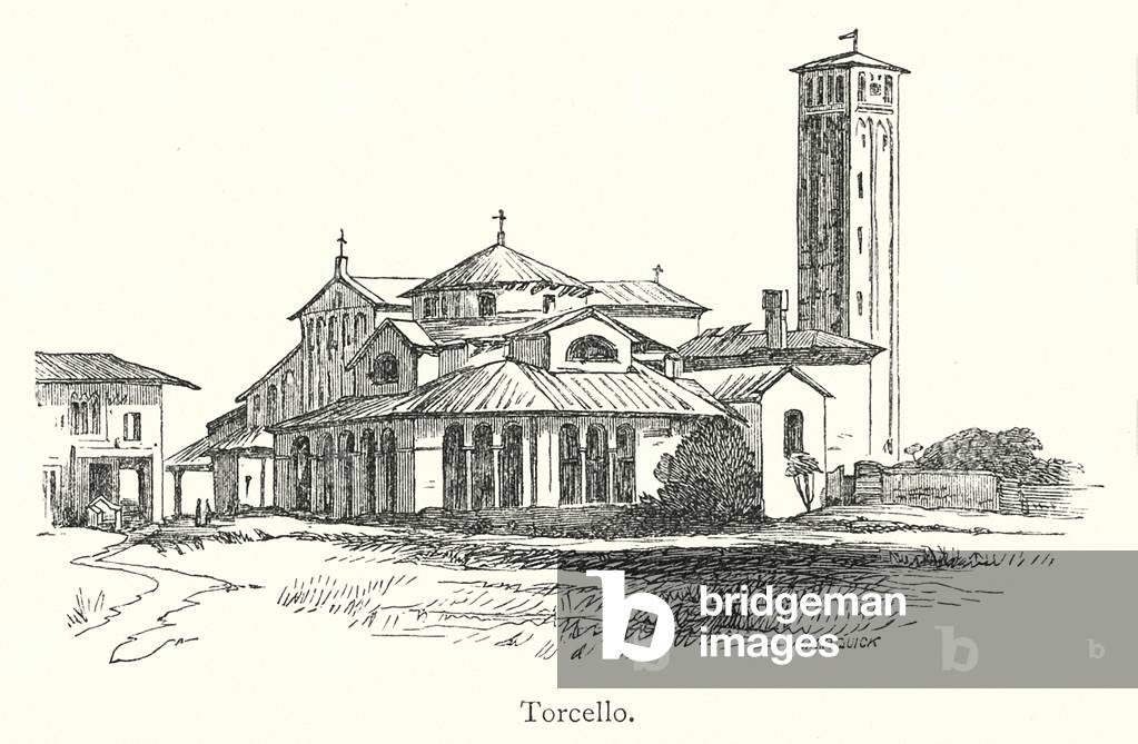 Image of Print depicting Torcello (litho) by English Artist