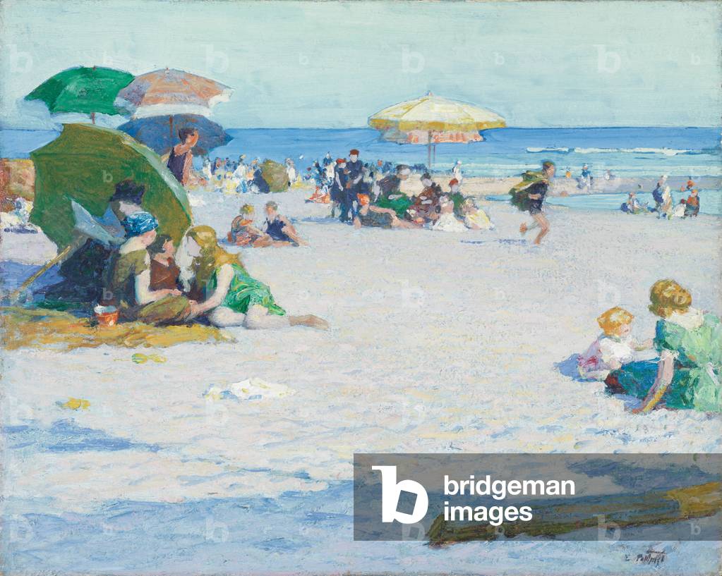 Immagine di Dipinto "Long Beach (o Good Old Summertime)" 1922 di Edward Henry Potthast