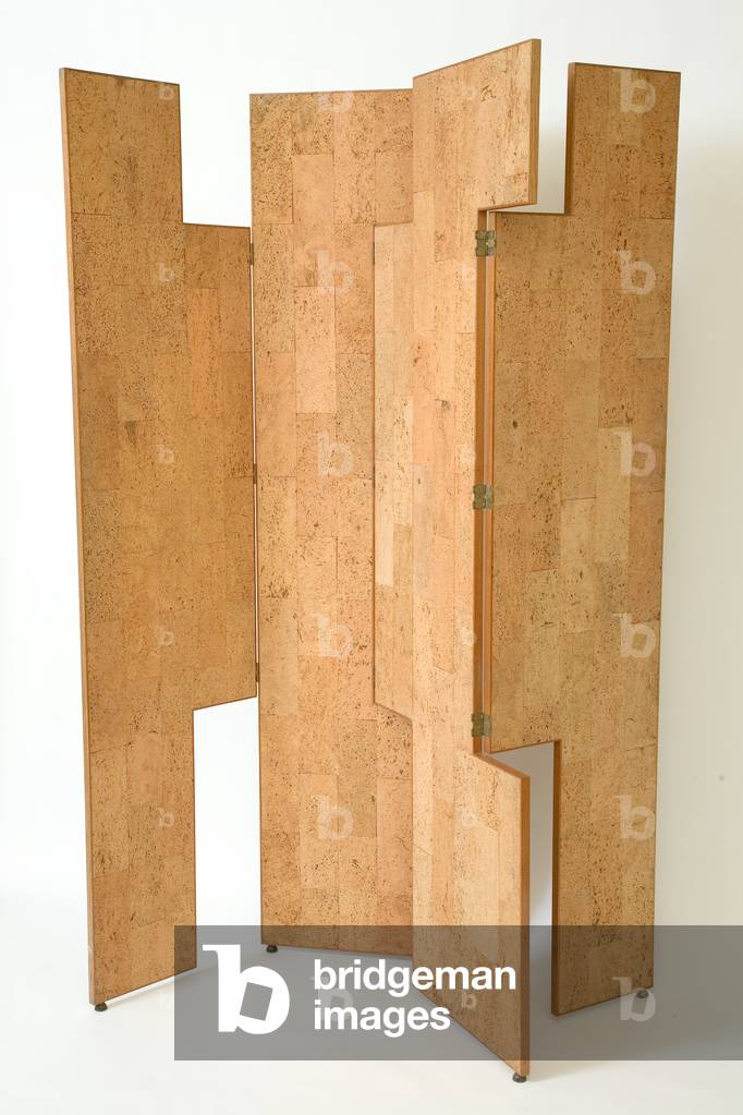 Folding screen, 1973 (cork)