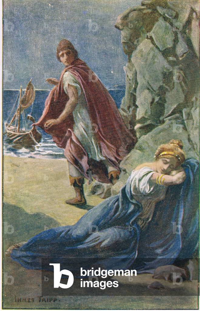 Medeia, Tales of the Gods and Heroes edito da Thomas Nelson & Sons, c.1920 (colore lito)