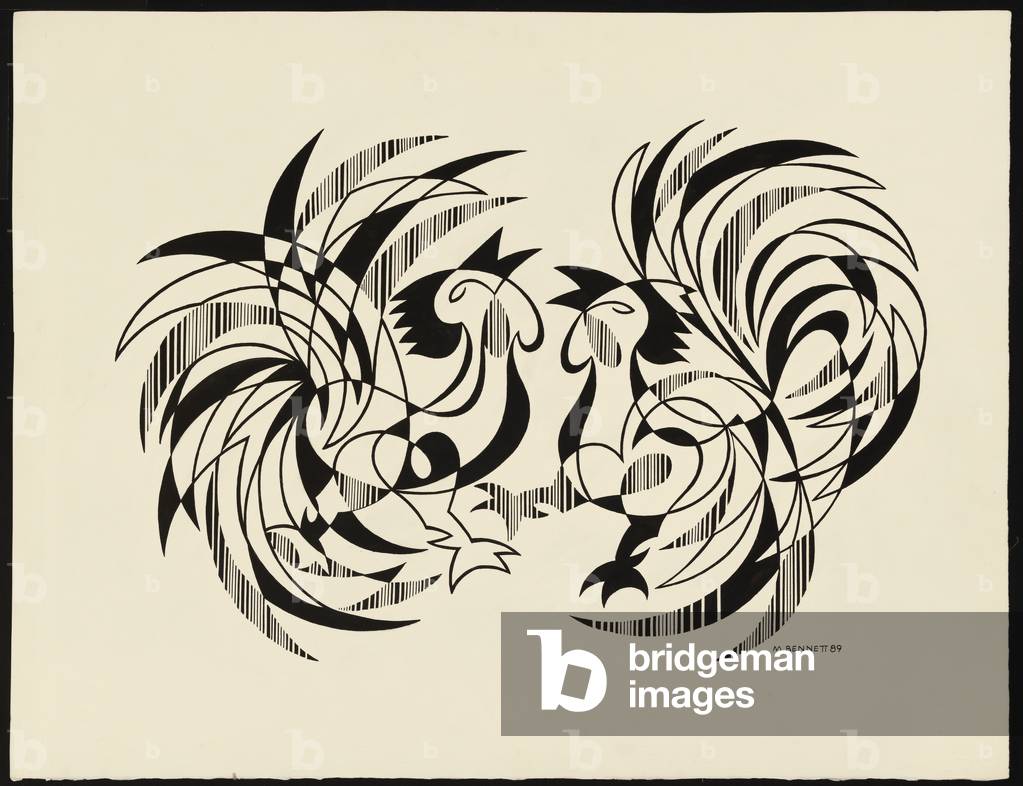 "Ohne Titel" von Manuel Bennett, b/w