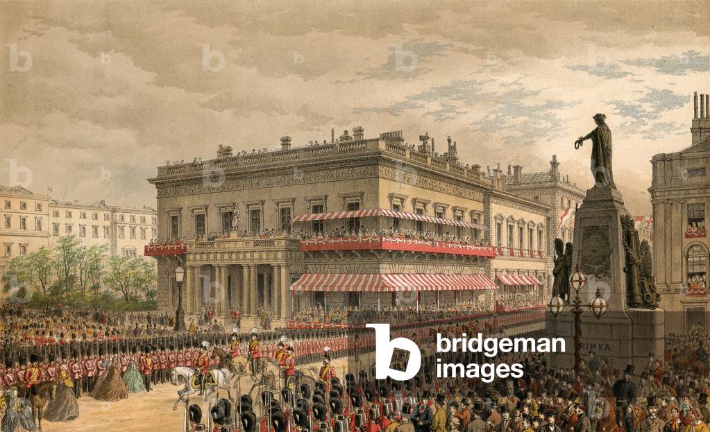 Waterloo Place e Pall Mall, 7 Marzo 1863 (incisione)