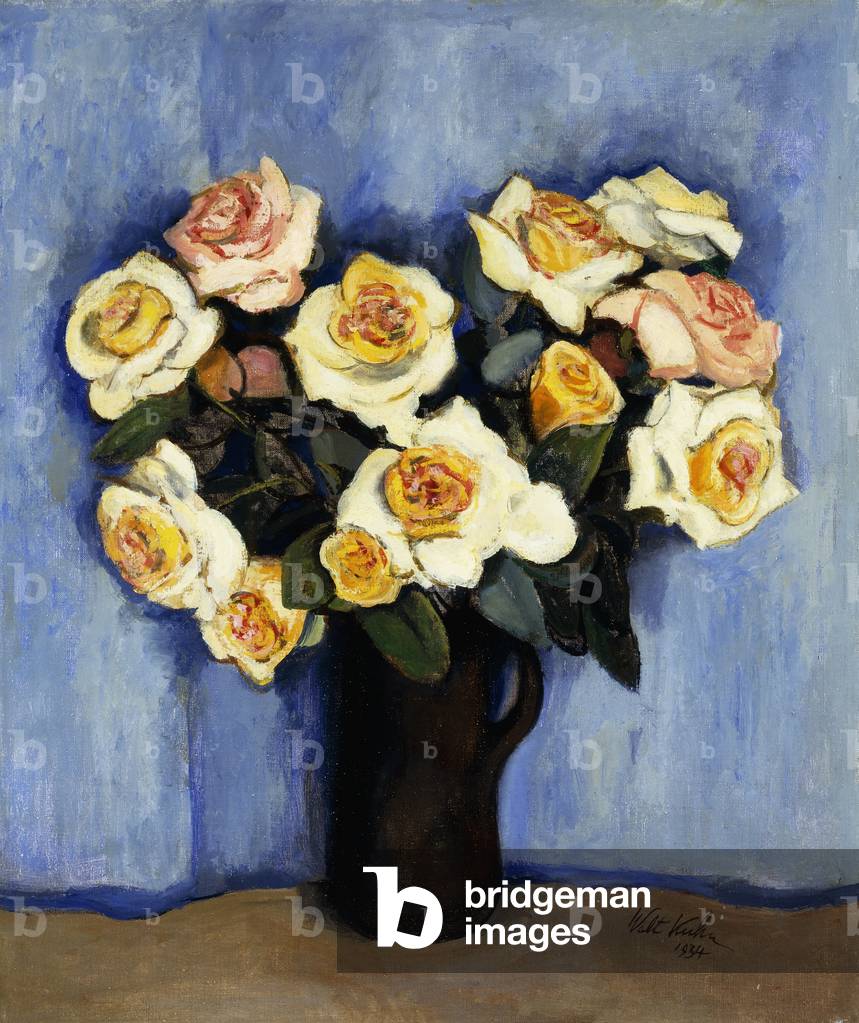 Bild von Gemälde "Gelbe Rosen", 1934 von Walt Kuhn