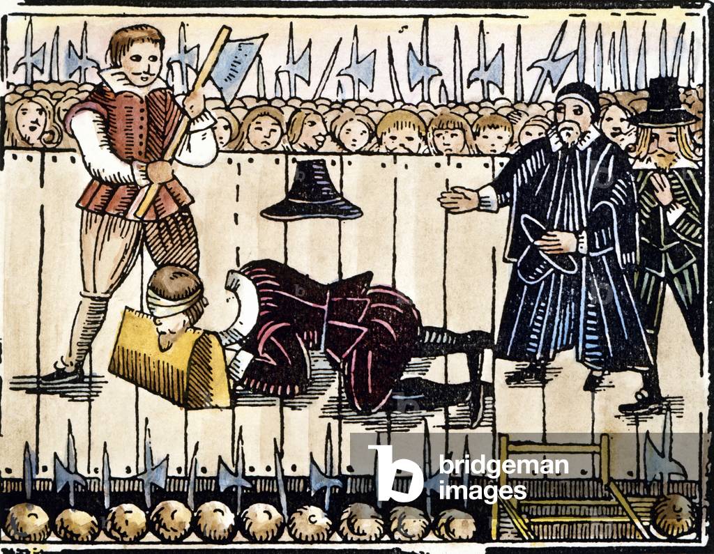Image of EXECUTION OF KING CHARLES I of England at Whitehall, London,