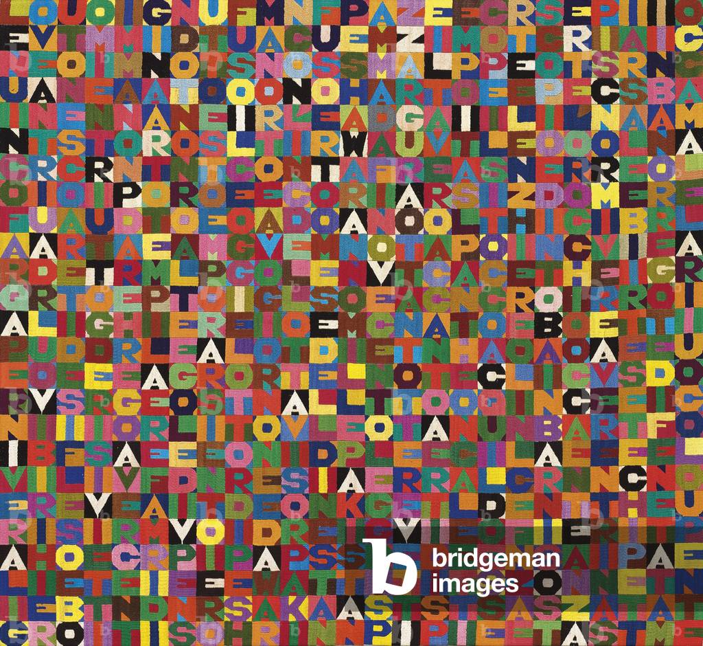 Sans titre (Otto Agosto) 1981 par Alighiero Boetti