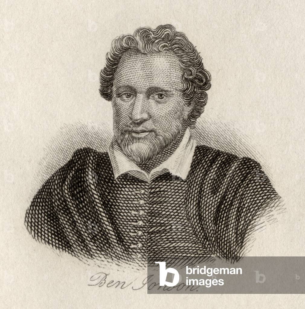 "Ben Jonson" von Unknown Artist, b/w