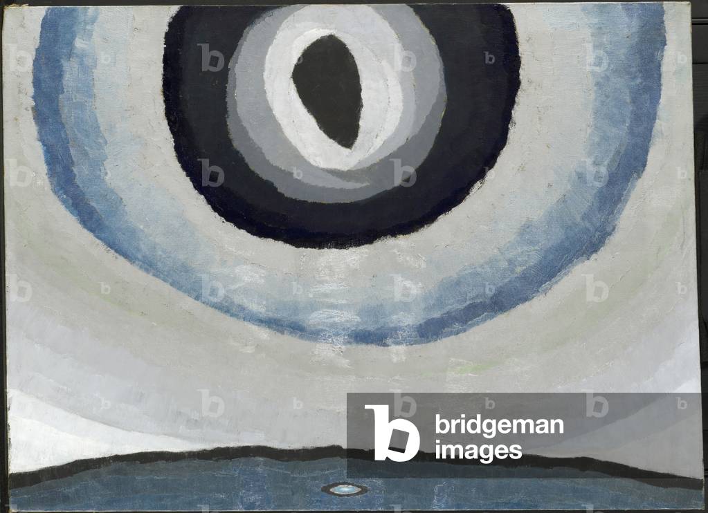 Silver Sun, 1929 (Öl, metallische Farbe und Wachs auf Leinwand)