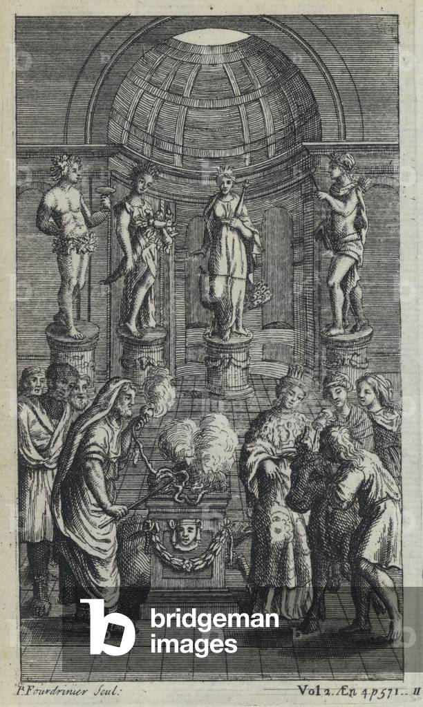 Illustrazione per la traduzione di John Dryden dell'Eneide di Virgilio (incisione)