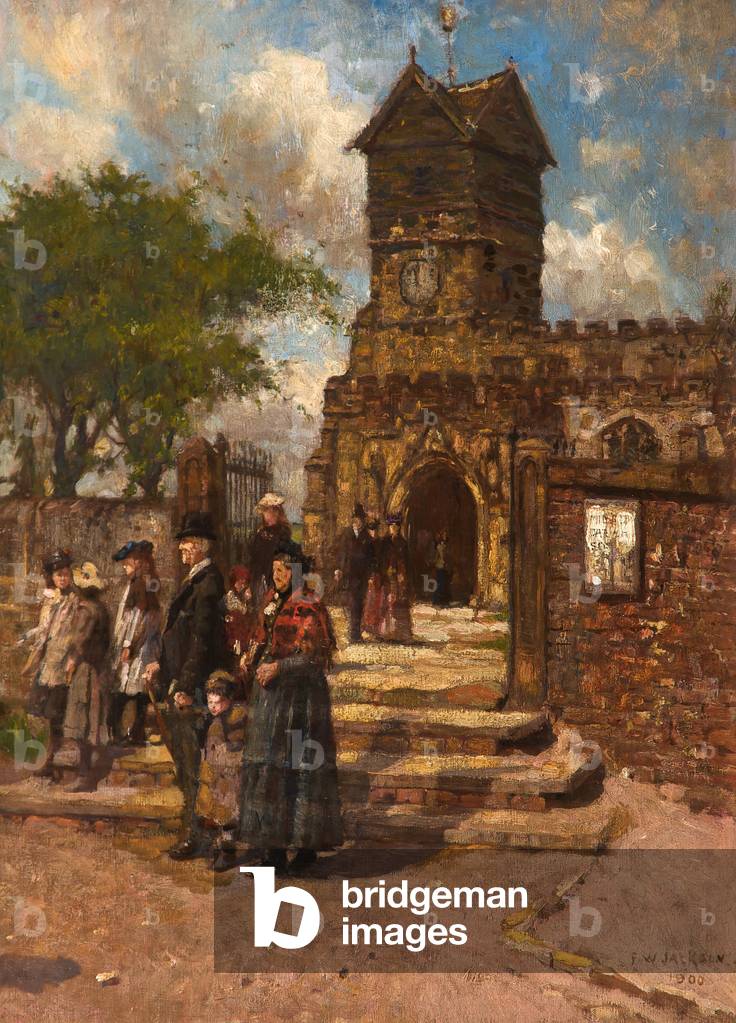 Domenica mattina, 1900 (olio su tela)