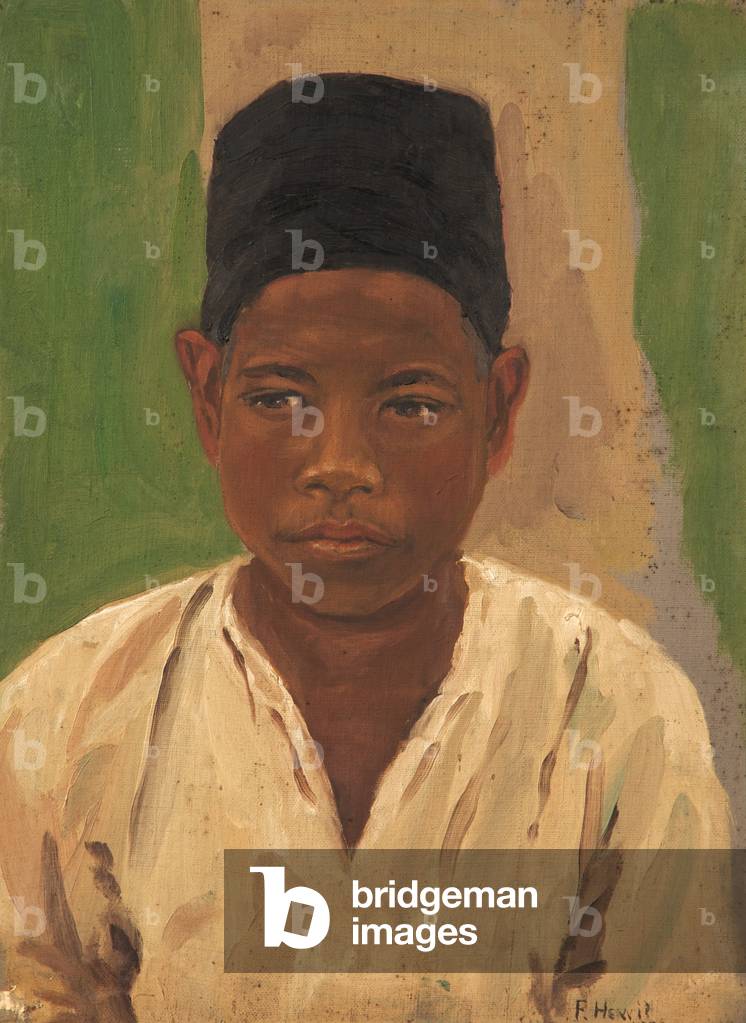 malese ragazzo 1922 olio su tavola