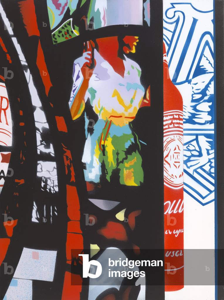 Bild von Gemälde "Rosanaline" 2015 von Brendan Neiland