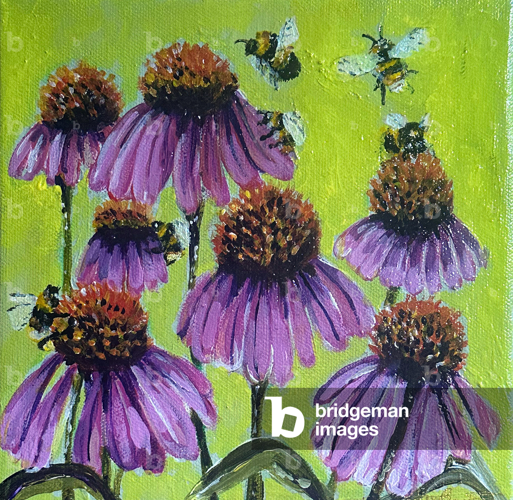 We Bee Busy, 2023 (acrylic on canvas)