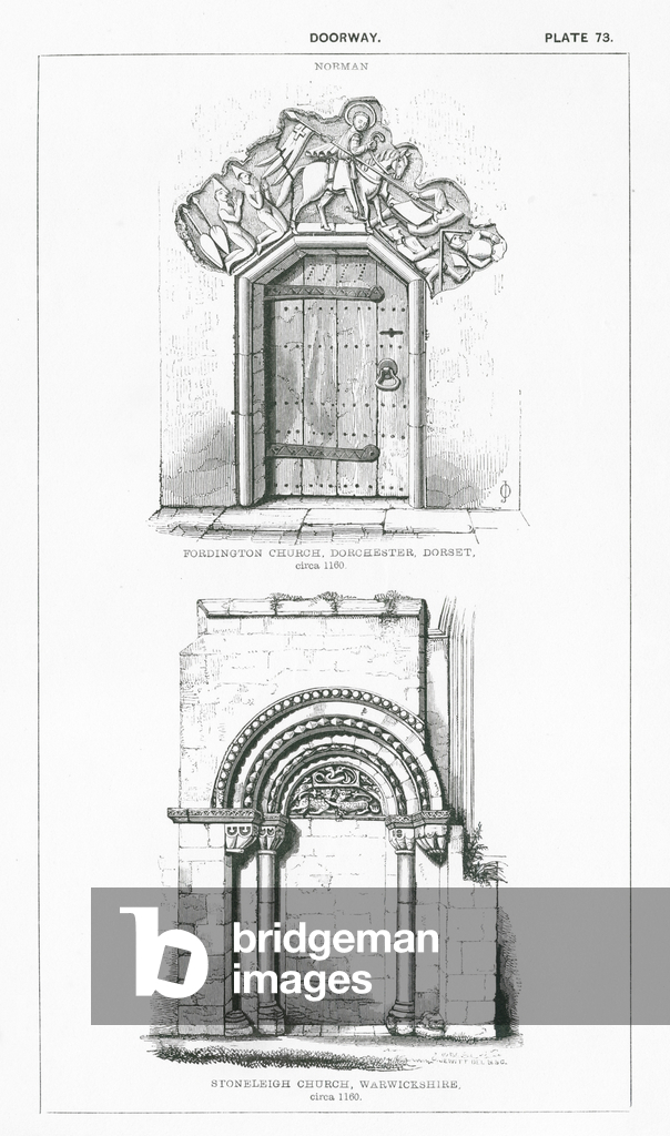 Immagine di Incisione "Porta d'ingresso (incisione)" 1801 di English School