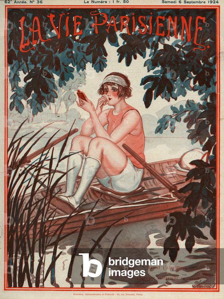 Copertina della rivista La Vie Parisienne, Francia, anni '20 (stampa)