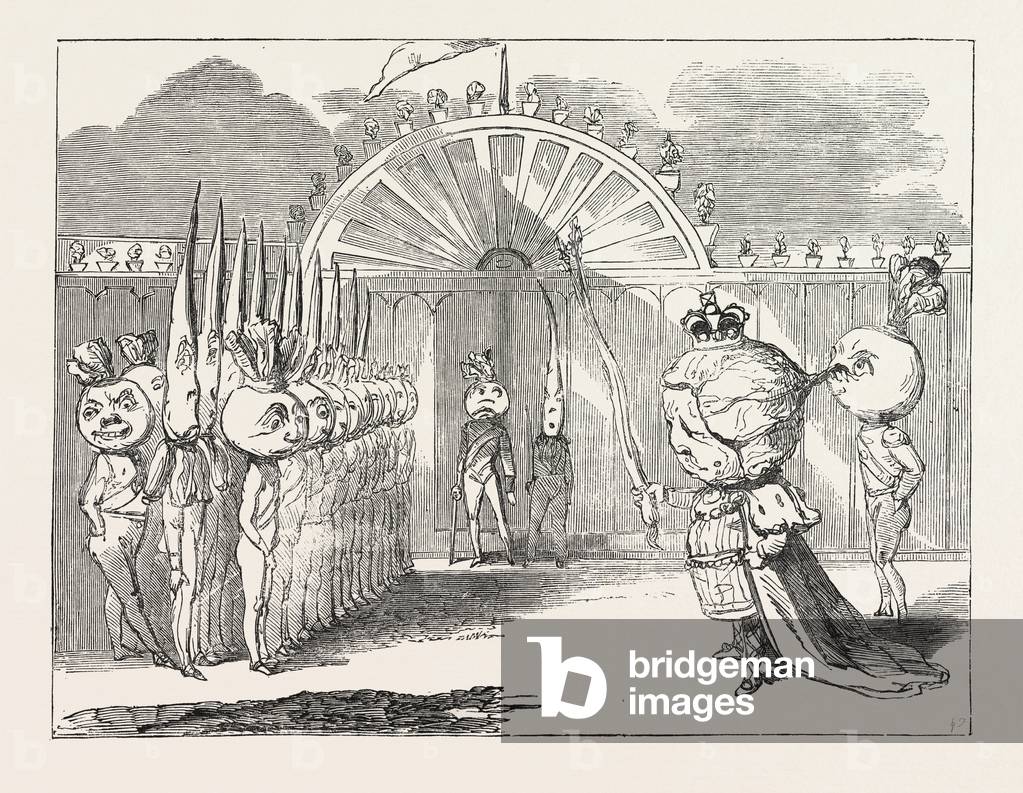 Weihnachten Pantomimes: Surrey. Szene aus dem Pantomime des “Königs der Goldenen Meere; oder Harlequin Blue-Ca