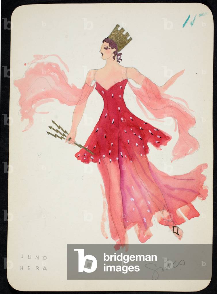 Image de Dessin représentant Juno Hera, 1928 par Hungarian School