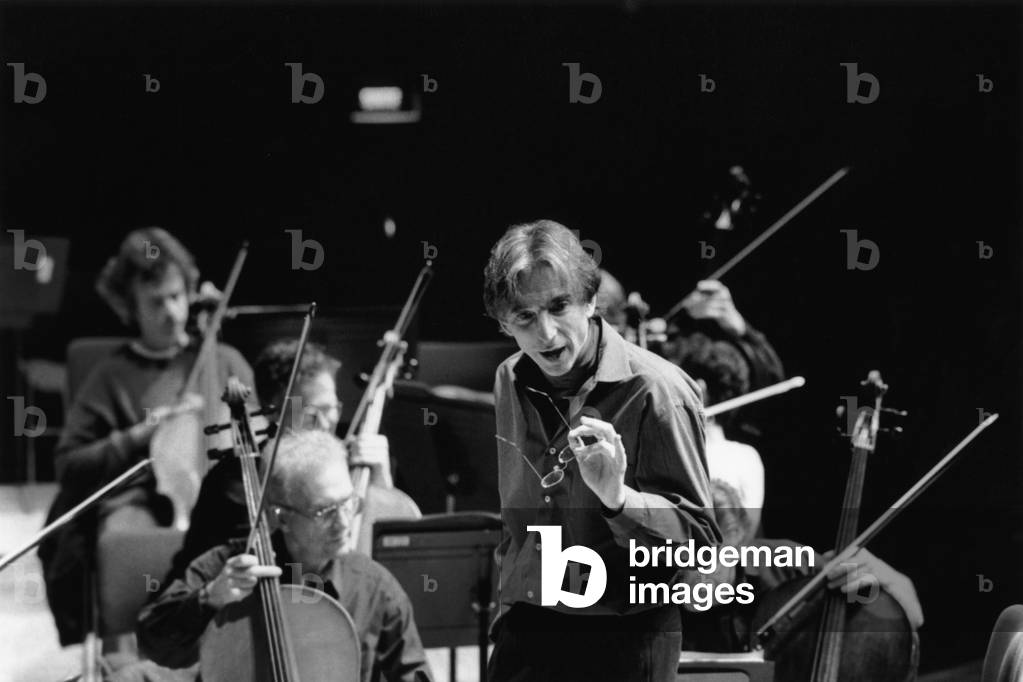 Michael Tilson Thomas - by Marion Kalter, b/w