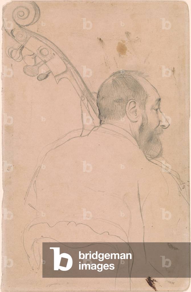 Image de Dessin représentant Achille Gouffé 1869 par Edgar Degas