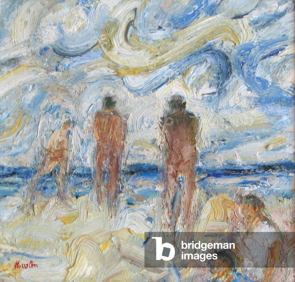 Immagine di Dipinto "Bagnanti (olio a bordo)" di John Houston
