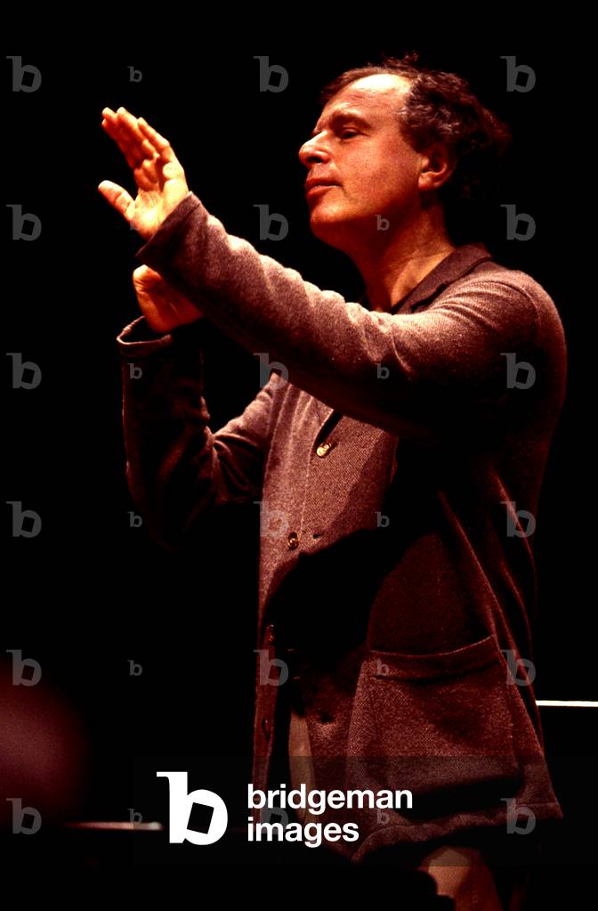 Bild von Fotografie "Andras Schiff in der Probe" von Thierry Martinot