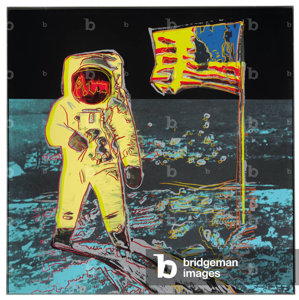Bild von Druck "Moonwalk" 1987 von Andy Warhol