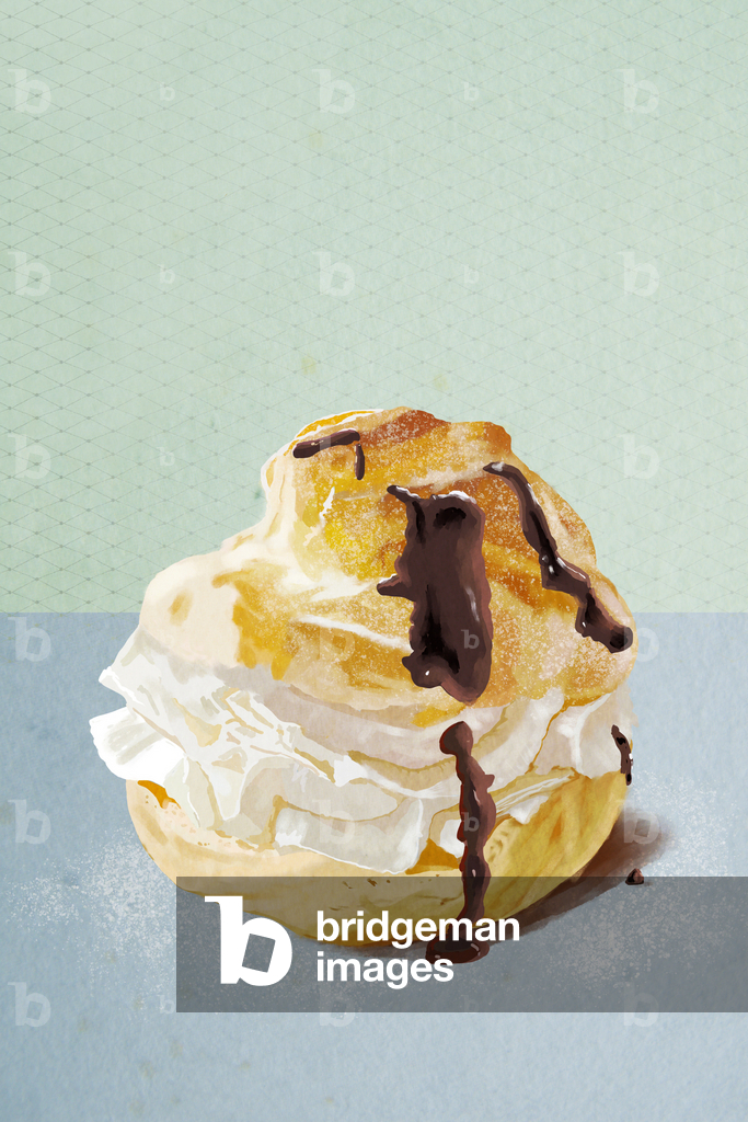 Image of Digital Art depicting Cream Puff 2022 by Roberta Murray