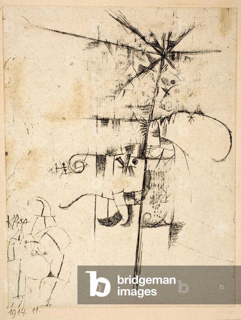 senza titolo 1914 penna e nero inchiostro su carta