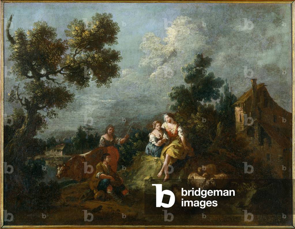 Paysage par Giuseppe Zais