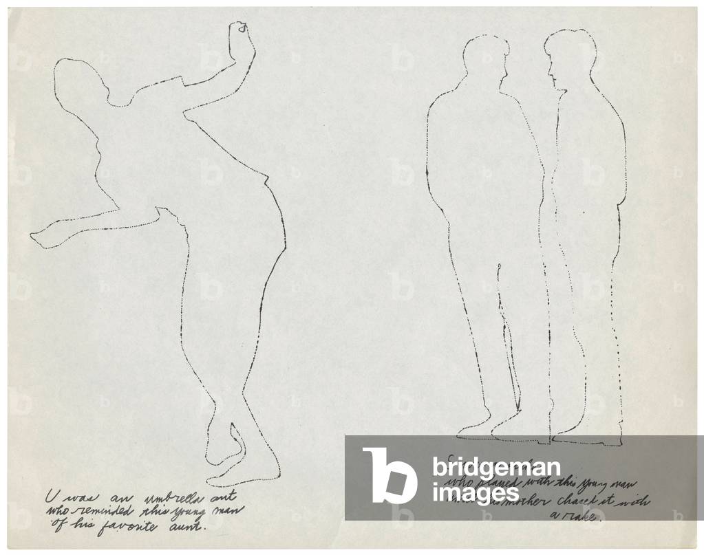 Bild von Druck "A ist ein Alphabet (F. & S. IV.1-26)" 1953 von Andy Warhol