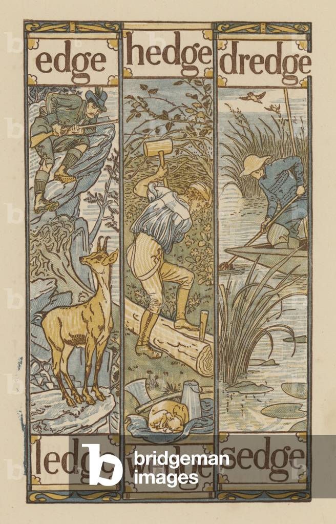 Pagina tratta da The Golden Primer (lito a colori)