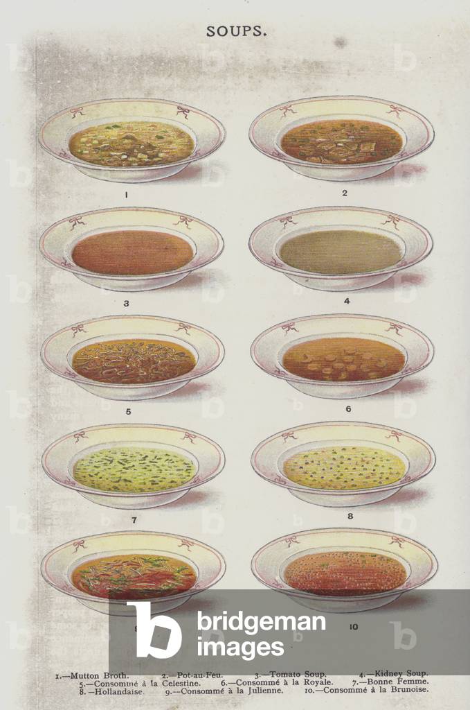 Soups (chromolitho)