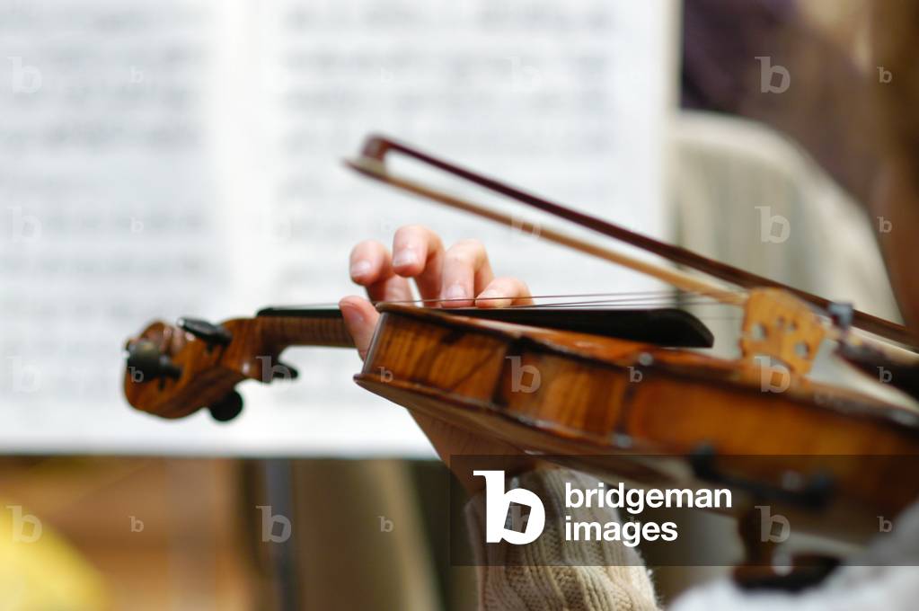 Image de Photographie représentant Violoniste jouant avec CBSO