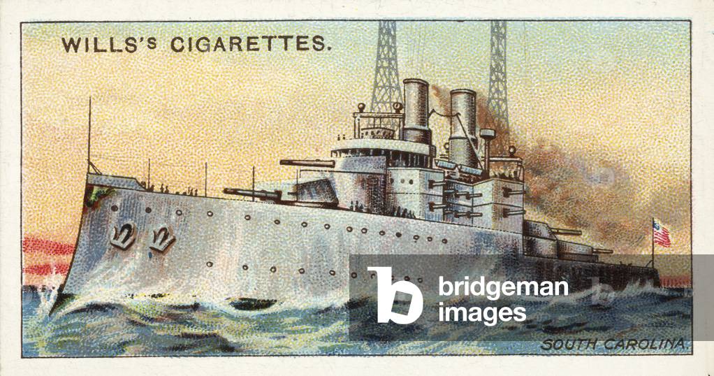 Vereinigte Staaten Schlachtschiff, „South Carolina“ (Chromolitho)