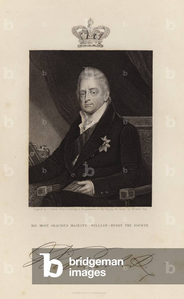 Seine gnädigste Majestät William Henry IV (Gravur)