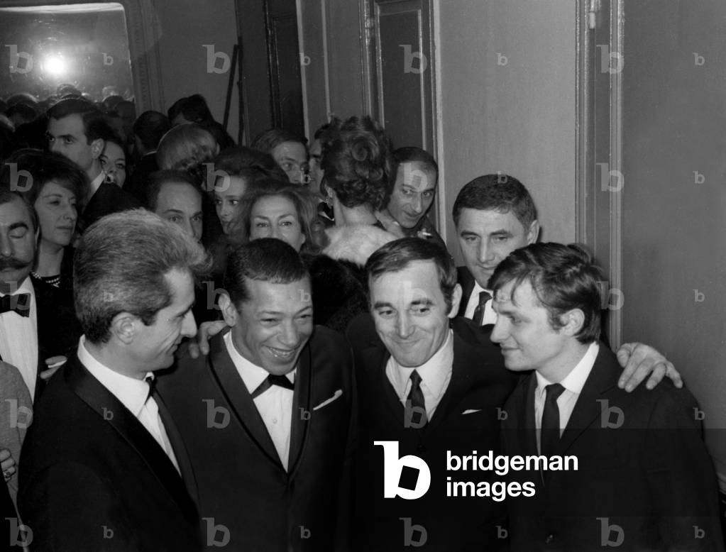 Marcel Amont, Henri Salvador and Charles Aznavour,  1965 (photo)