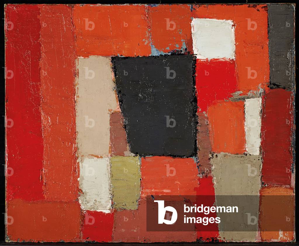 Rosso e Nero, 1950 (olio su tela)