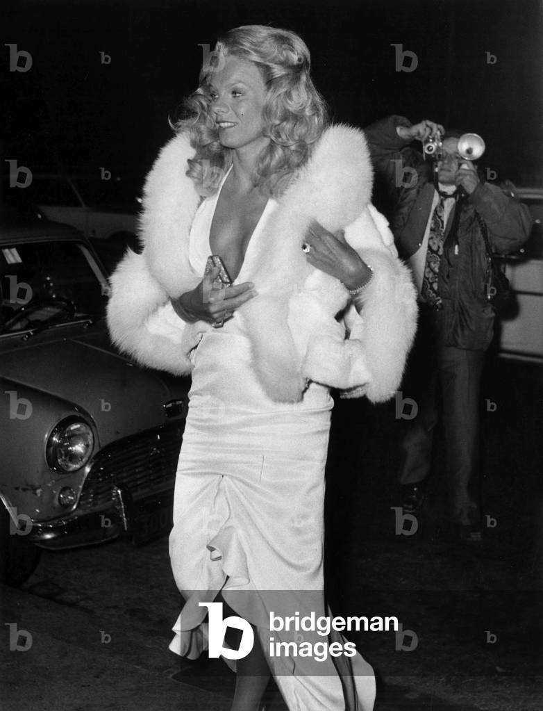 Odile Rodin at Maxim'S Restauarnt For Christinaonassis'S Party December 6, 1972 (b/w photo)