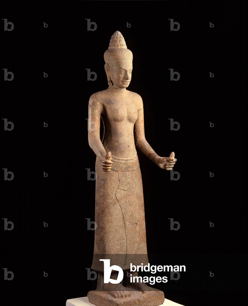 Lakshimi da Preah Ko, Roluos Angkor/Bayon, Museo Nazionale del XII al XIII secolo, Phnom Penh