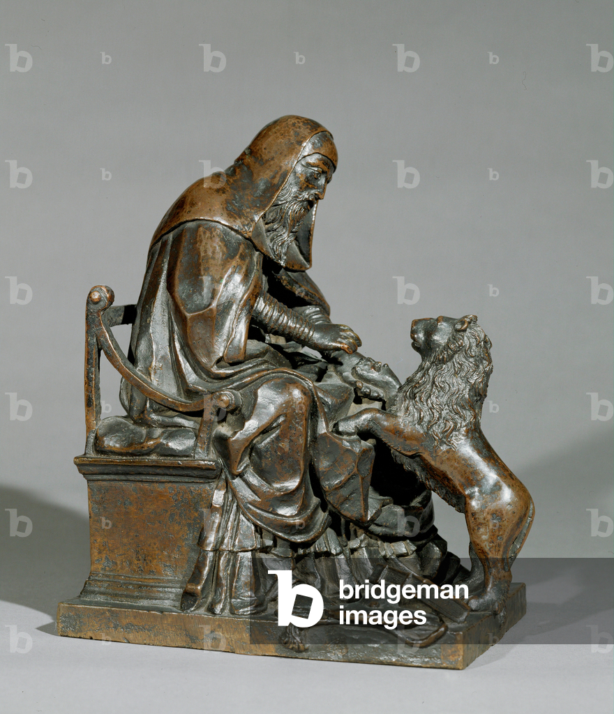 Immagine di Scultura "San Girolamo e il leone ..." di Erich Lessing