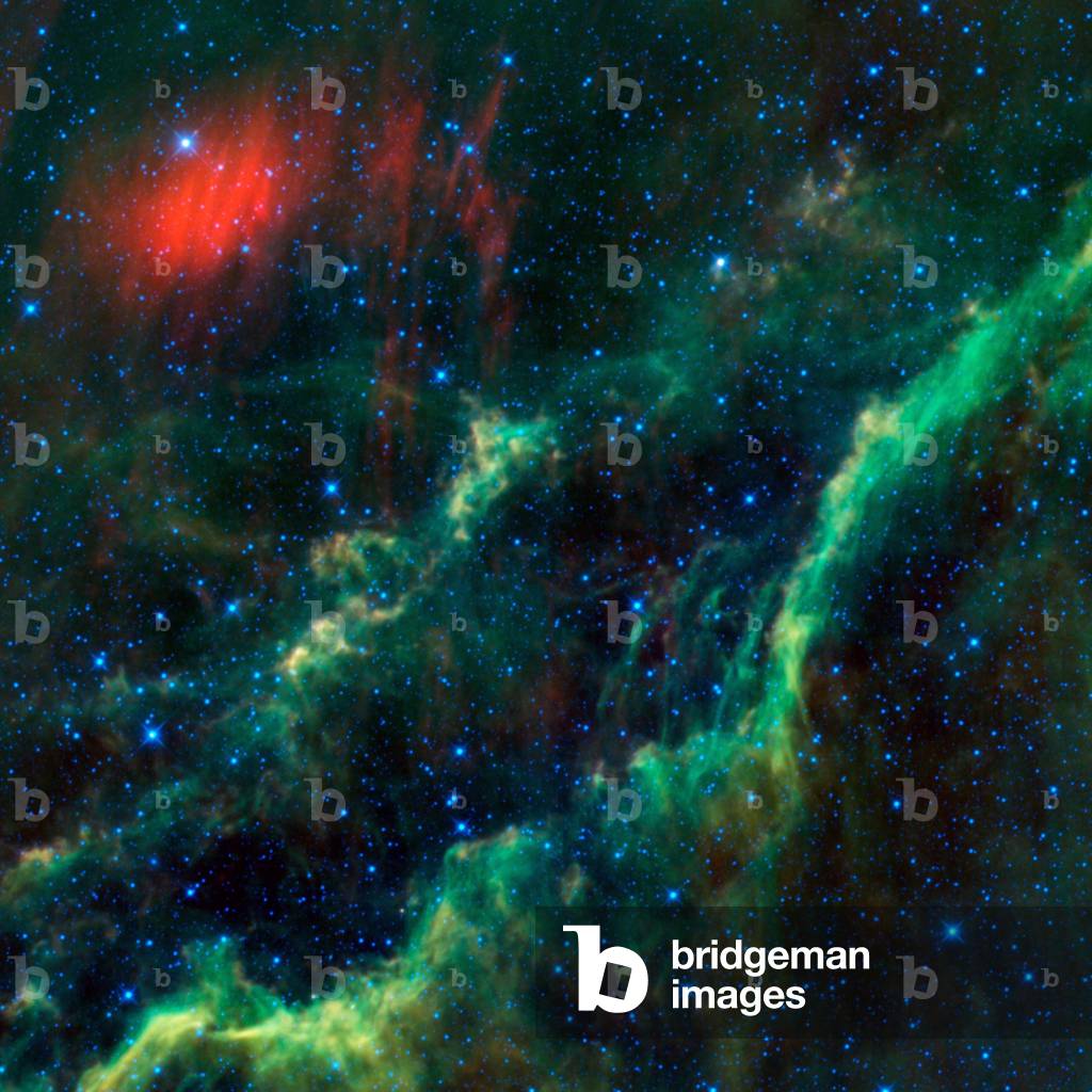 Bild von Fotografie "Dieses Infrarotbild von WISE der NASA zeigt einen der hellen Sterne im Sternbild Perseus"