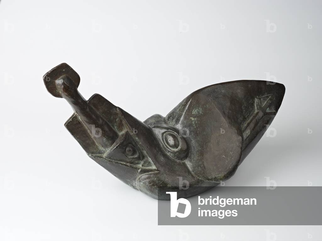 Uccello deglutizione un pesce, 1964 (da originale del 1914) (scultura)