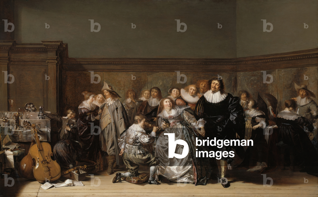 An Elegant Company, 1632 (Öl auf Tafel)