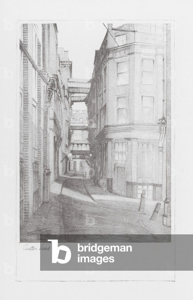 London Lanes: Carter Lane (litografia)